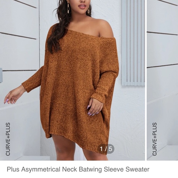 SHEIN Sweaters - Of The Shoulder Oversized Sweater